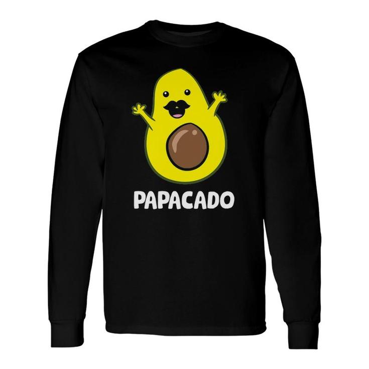 Avocado Dad Guacamole Avocado Papacado Long Sleeve T-Shirt T-Shirt