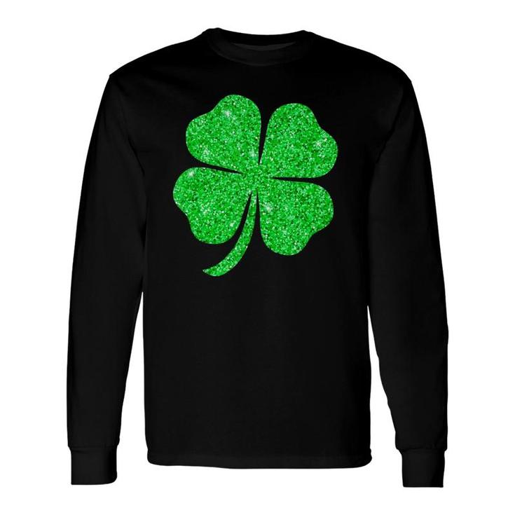 Awesome St Patrick's Day Glitter Shamrock St Paddys Day Tank Top Long Sleeve T-Shirt T-Shirt