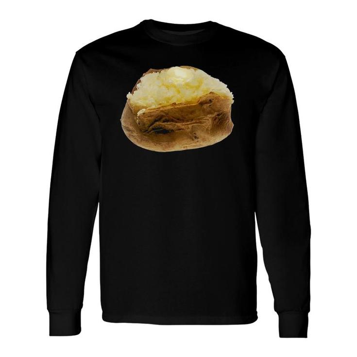 Baked Potato Jacket Fluffy Roasted Loaded Potato Long Sleeve T-Shirt