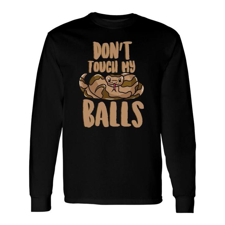 Ball Python Snake Lover Long Sleeve T-Shirt T-Shirt