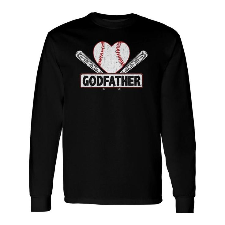 Baseball Godfather Matching Softball Baseball Lover Long Sleeve T-Shirt T-Shirt