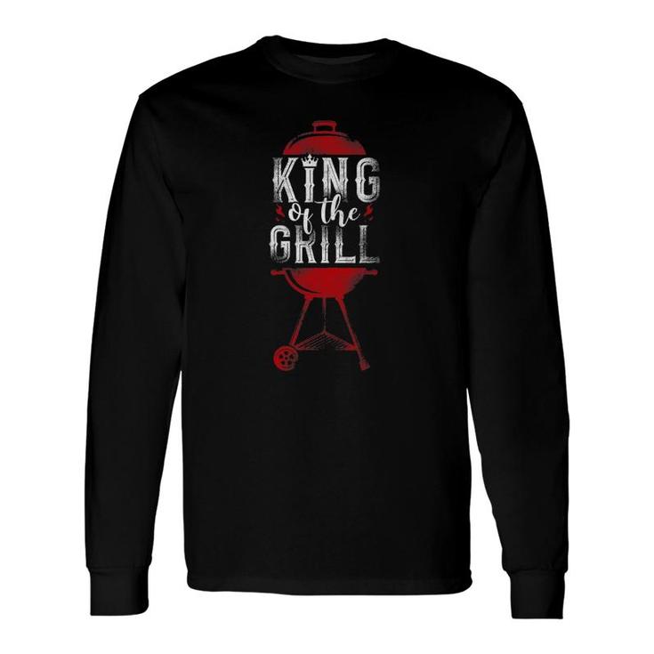 Bbq Smoker Dad King Of The Grill Long Sleeve T-Shirt T-Shirt