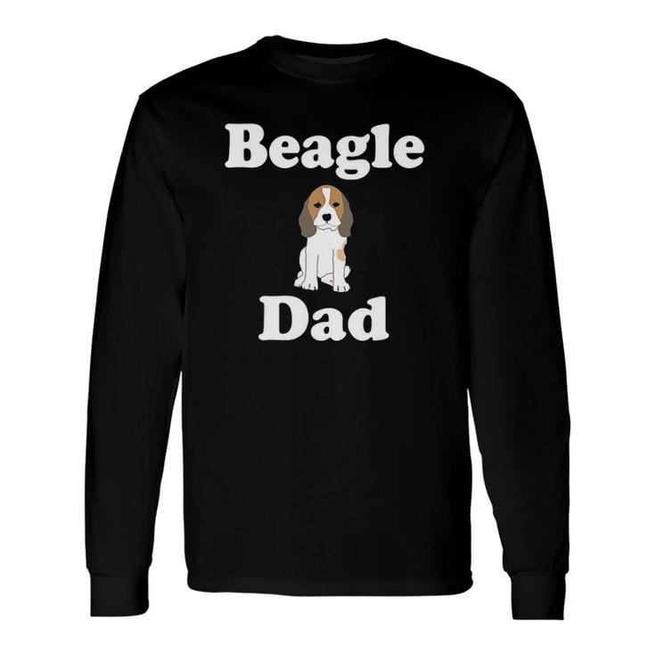 Beagle Dad Cute Puppy Fathers Day Dog Lovers Long Sleeve T-Shirt T-Shirt