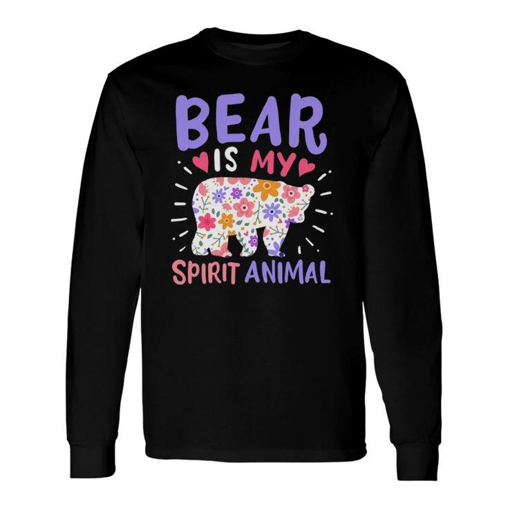 Bear Spirit Animal Long Sleeve T-Shirt T-Shirt