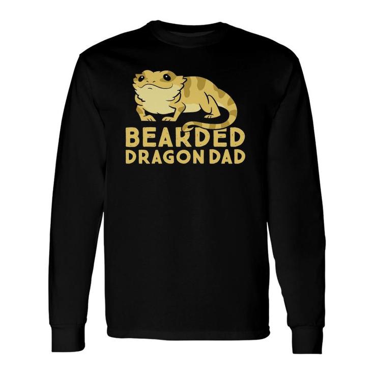 Bearded Dragon Dad Lizard Cute Bearded Dragon Long Sleeve T-Shirt T-Shirt