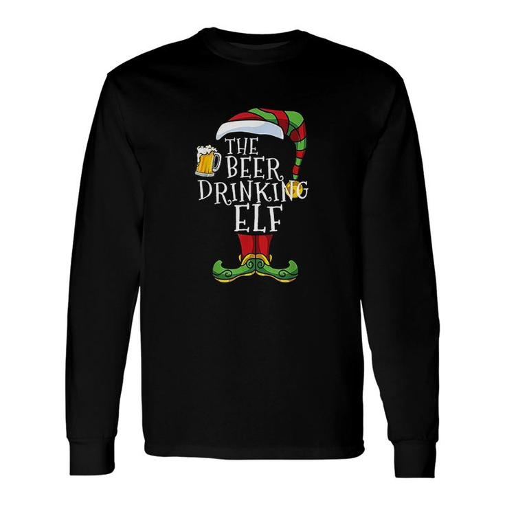 The Beer Drinking Elf Long Sleeve T-Shirt