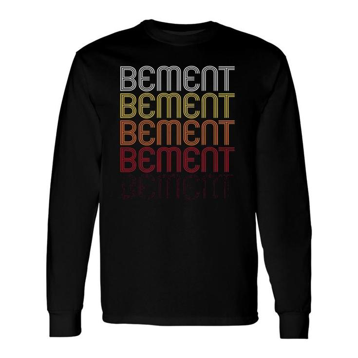 Bement, Il Vintage Style Illinois Long Sleeve T-Shirt T-Shirt