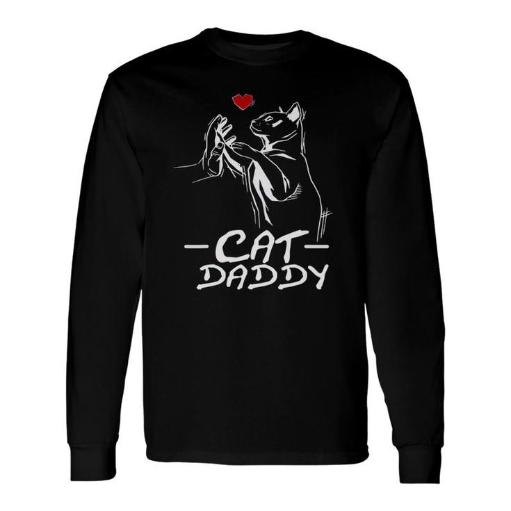 Best Cat Dad Ever Daddy Cat Daddy Father's Day Long Sleeve T-Shirt T-Shirt