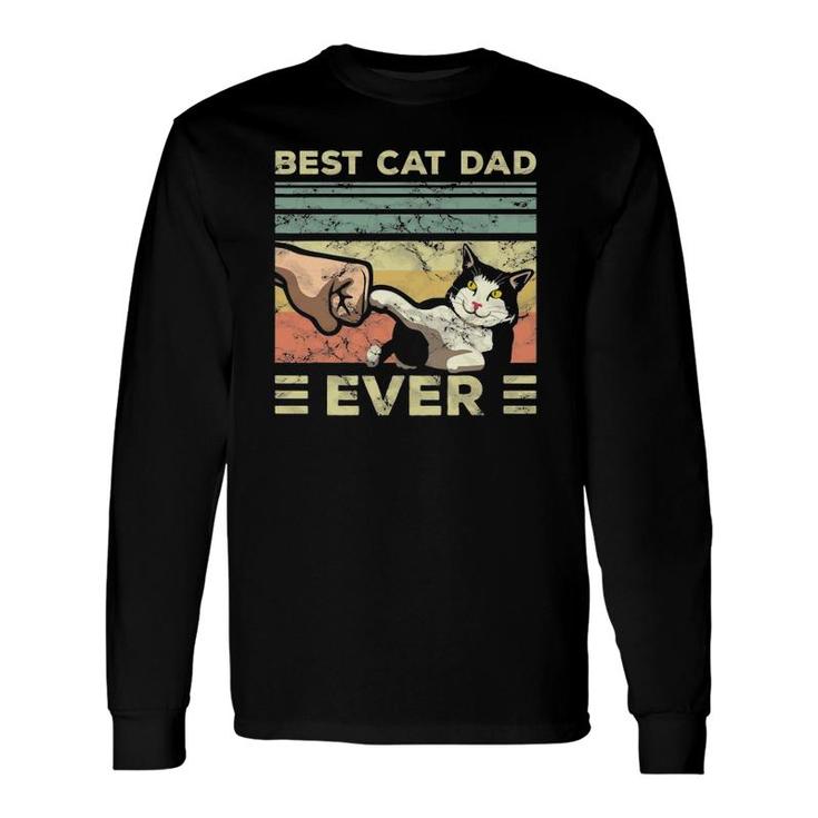 Best Cat Dad Ever Kitten Enthusiast Feline Lover Father Long Sleeve T-Shirt T-Shirt