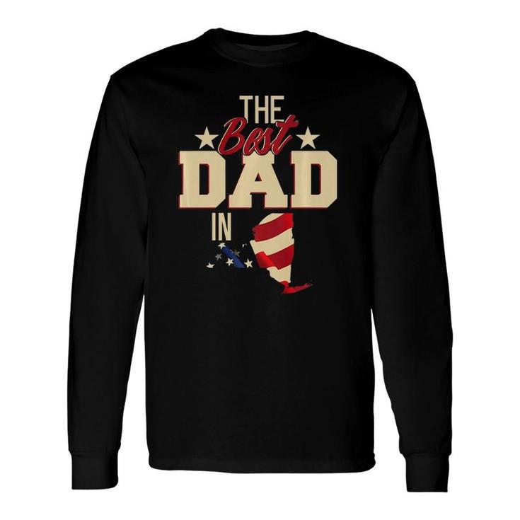 Best Dad In New York Fathers Day Patriotic Long Sleeve T-Shirt T-Shirt