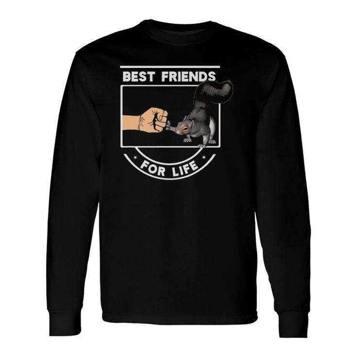 Best Friends Forever Squirrel Cute Fist Bump Bff For Life Long Sleeve T-Shirt T-Shirt