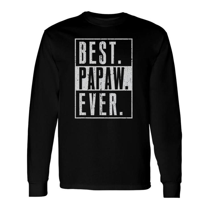 Best Papaw Ever American Flag Vintage For Father's Day Long Sleeve T-Shirt T-Shirt