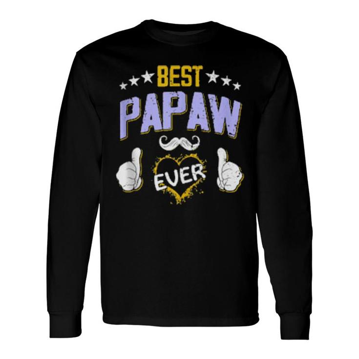 Best Papaw Ever Personalized Grandpa Long Sleeve T-Shirt T-Shirt
