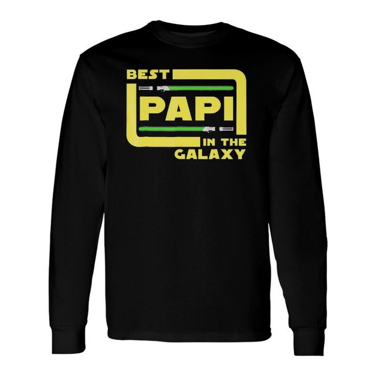 Best Papi In The Galaxy Father's Day Dads Long Sleeve T-Shirt T-Shirt