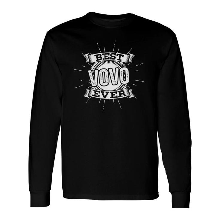 Best Vovo Ever Father's Day For Portuguese Grandpa Long Sleeve T-Shirt T-Shirt