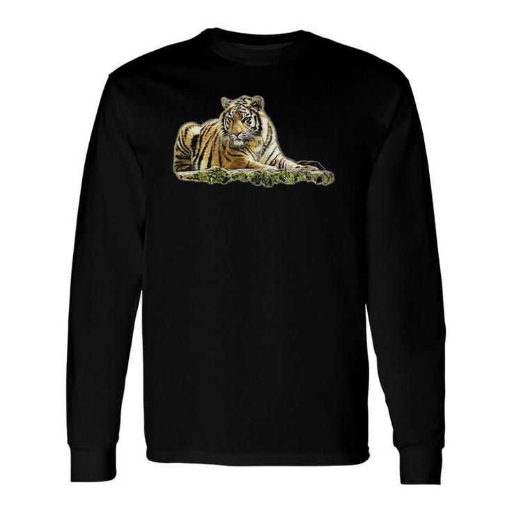 Big Cat Cartoon Filter Bengal Tiger Long Sleeve T-Shirt T-Shirt