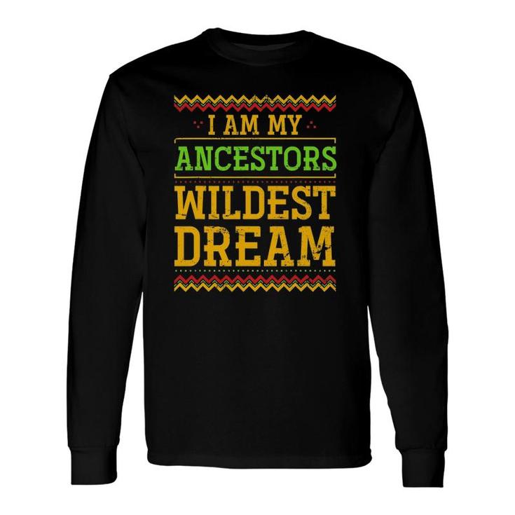 Black Americans African Roots Black History Month Long Sleeve T-Shirt T-Shirt