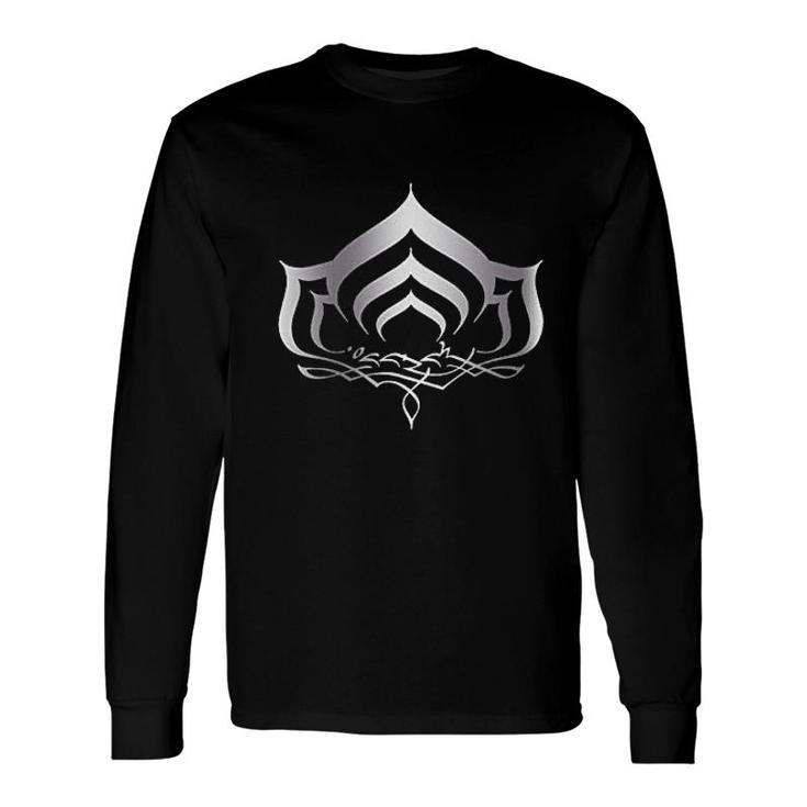 Black Gym Lotus Symbol Long Sleeve T-Shirt