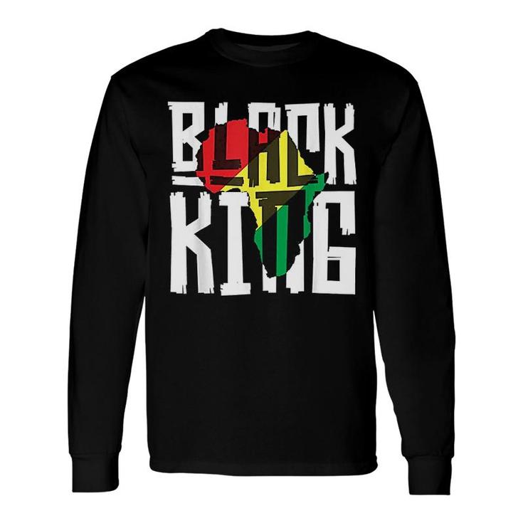 Black King History Month Africa Tribal Long Sleeve T-Shirt T-Shirt