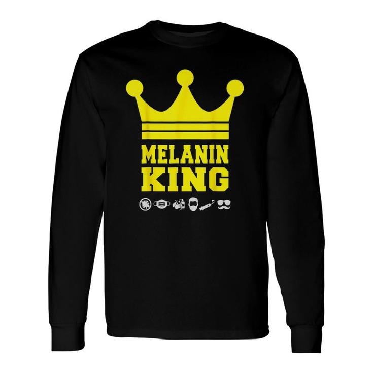 Black Man Pride Melanin King Fathers Day Plus Size Long Sleeve T-Shirt T-Shirt