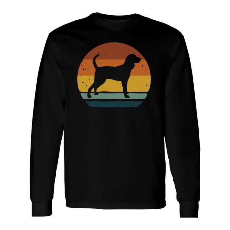 Black And Tan Coonhound Vintage Retro Dog Mom Dad Long Sleeve T-Shirt T-Shirt