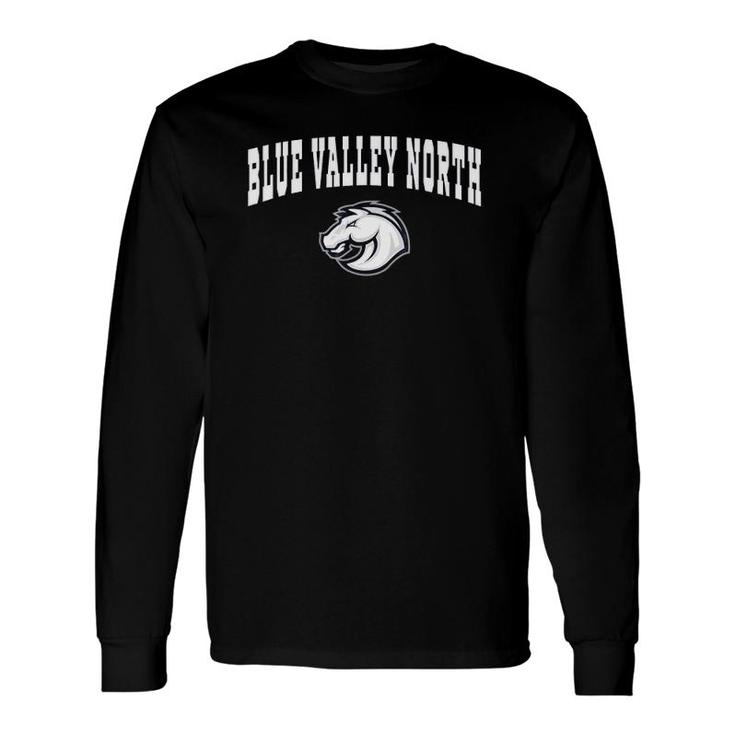 Blue Valley North High School Mustangs C2 Ver2 Long Sleeve T-Shirt T-Shirt