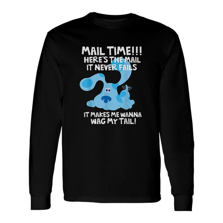 Blues Clues Mail Time Heres The Mail Long Sleeve T-Shirt T-Shirt