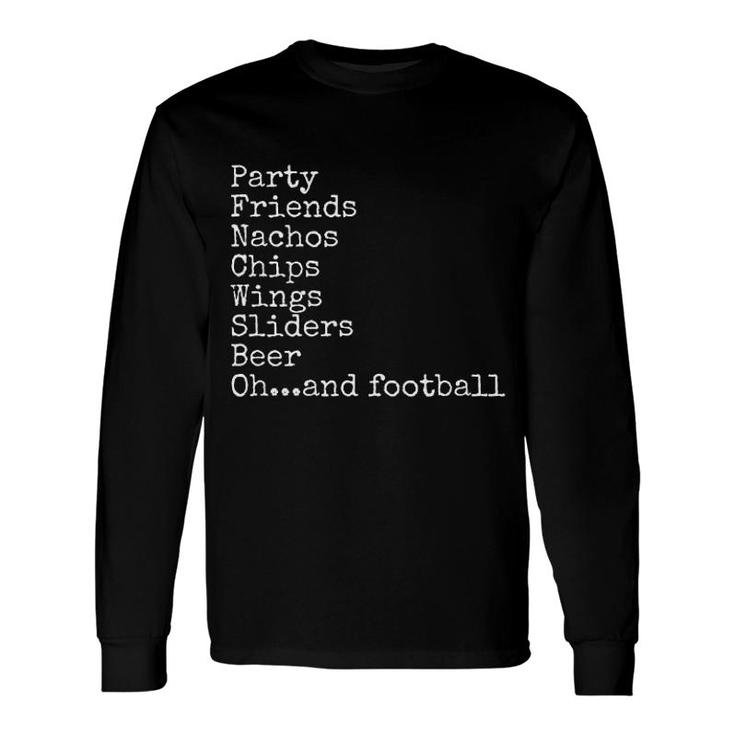 Bowl Game Super Party Foodie Beer Long Sleeve T-Shirt T-Shirt