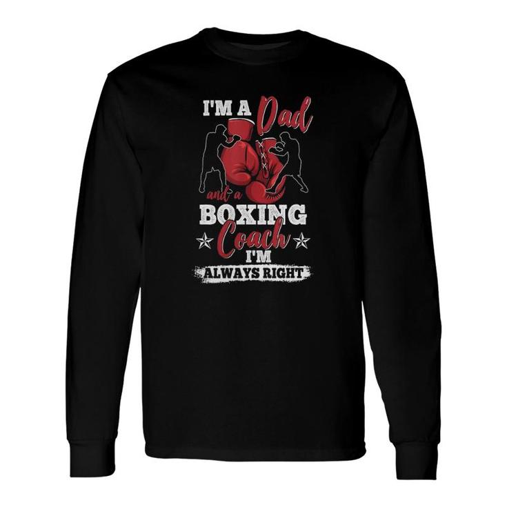 Boxing Club Vintage Boxer Dad Father's Day Long Sleeve T-Shirt T-Shirt
