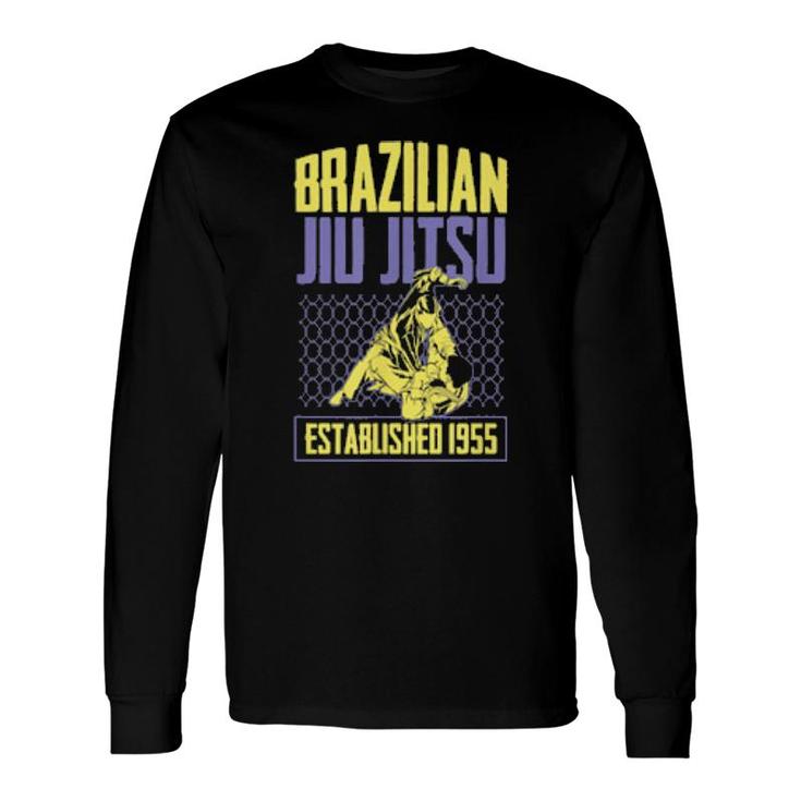 Brazilian Jiu Jitsu Established 1955 Bjj Master Training Long Sleeve T-Shirt T-Shirt