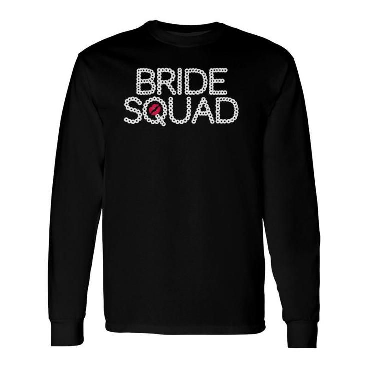 Bride Squad Wedding Party Long Sleeve T-Shirt T-Shirt