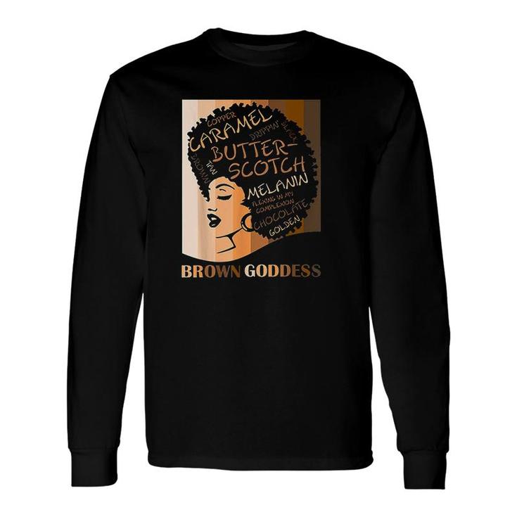 Brown Goddess Long Sleeve T-Shirt T-Shirt