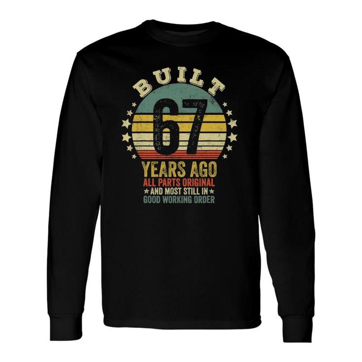 Built 67 Years Ago All Parts Original Vintage 1955 Ver2 Long Sleeve T-Shirt T-Shirt