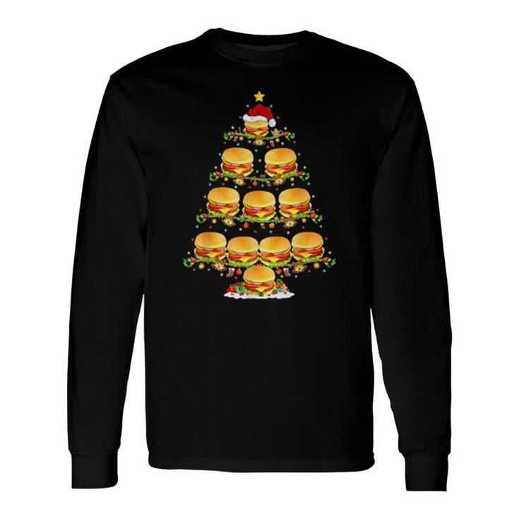 Burgers Xmas Lighting Santa Burgers Christmas Long Sleeve T-Shirt T-Shirt