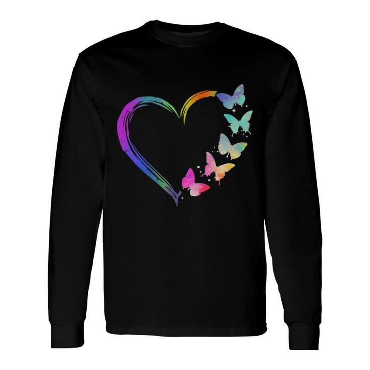 Butterfly Heart Long Sleeve T-Shirt