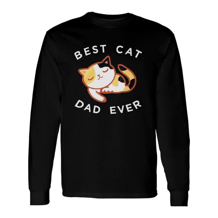 Calico Cat Dad Best Kitty Father Ever Long Sleeve T-Shirt T-Shirt