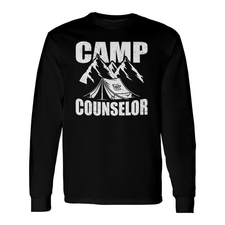 Camp Counselor Camping Leader Camping Tent Long Sleeve T-Shirt T-Shirt
