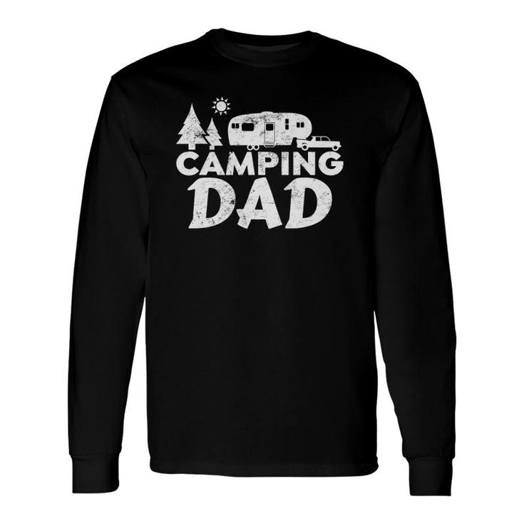 Camping Dad 5Th Wheel Camper Rv Vacation Fathers Long Sleeve T-Shirt T-Shirt