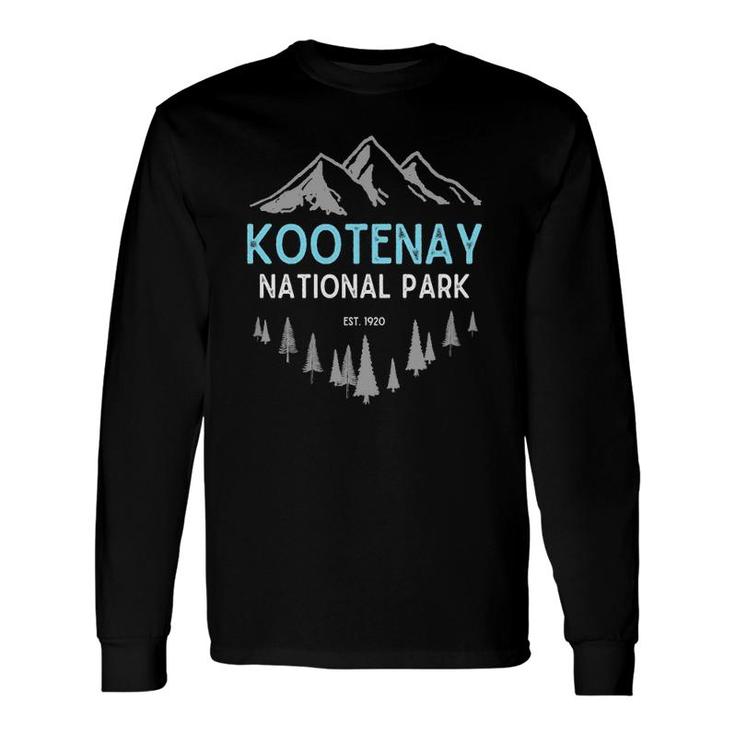 Canadian Rocky Mountains Kootenay National Park Bc Long Sleeve T-Shirt T-Shirt
