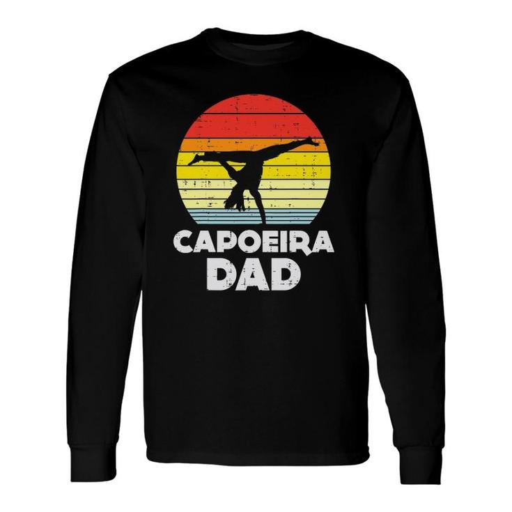 Capoeira Dad Sunset Retro Dance Martial Art Fighter Long Sleeve T-Shirt T-Shirt