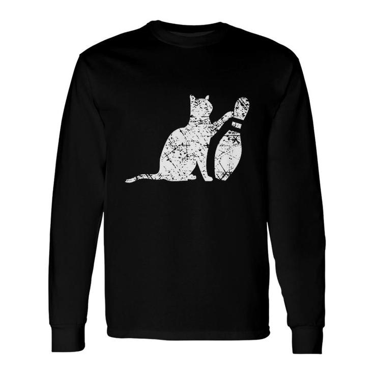 Cat Bowling Pin Team Long Sleeve T-Shirt T-Shirt