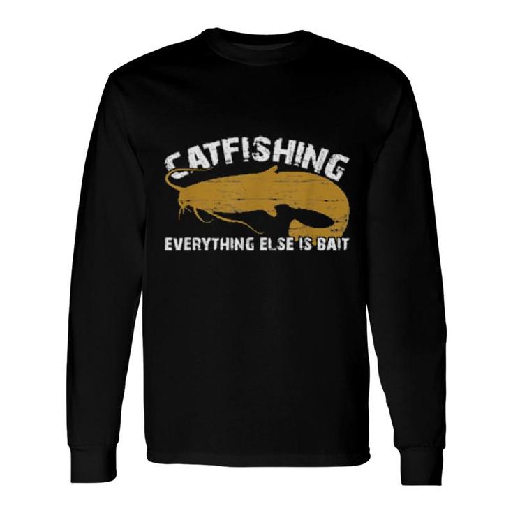 Catfish Catfishing Fishing For Catfisch Angling For Catfish Long Sleeve T-Shirt T-Shirt