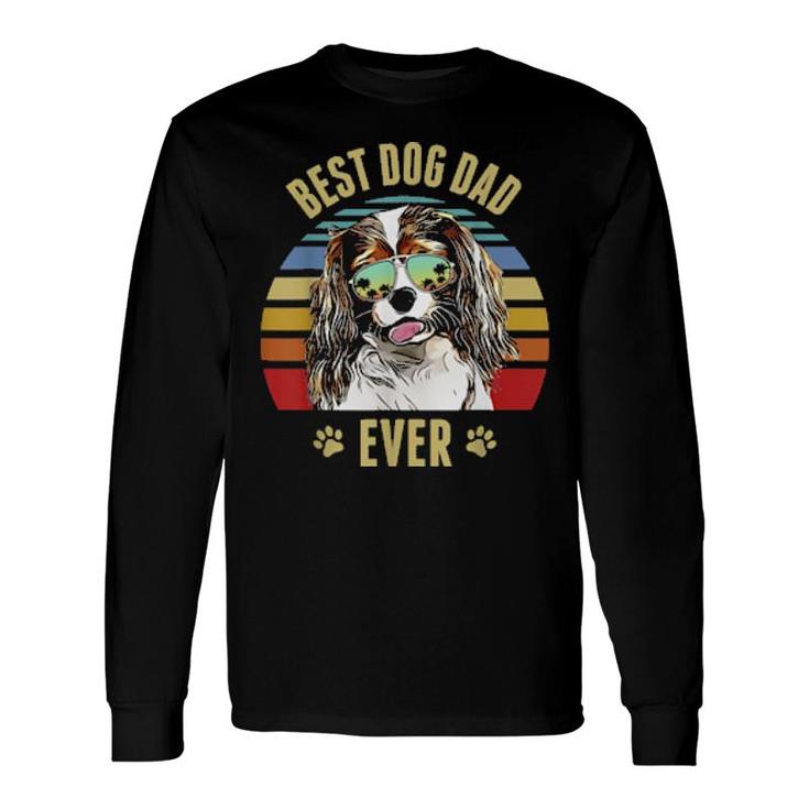 Cavalier King Charles Spaniel Best Dog Dad Ever Beach Vibe Long Sleeve T-Shirt T-Shirt