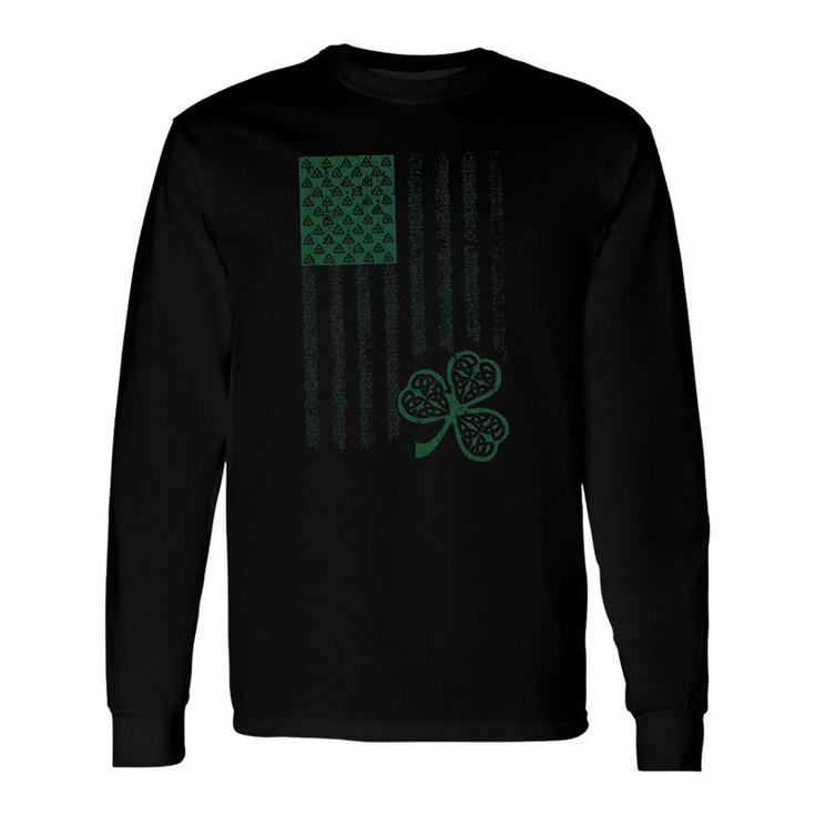 Celtic Usa Flags Long Sleeve T-Shirt T-Shirt