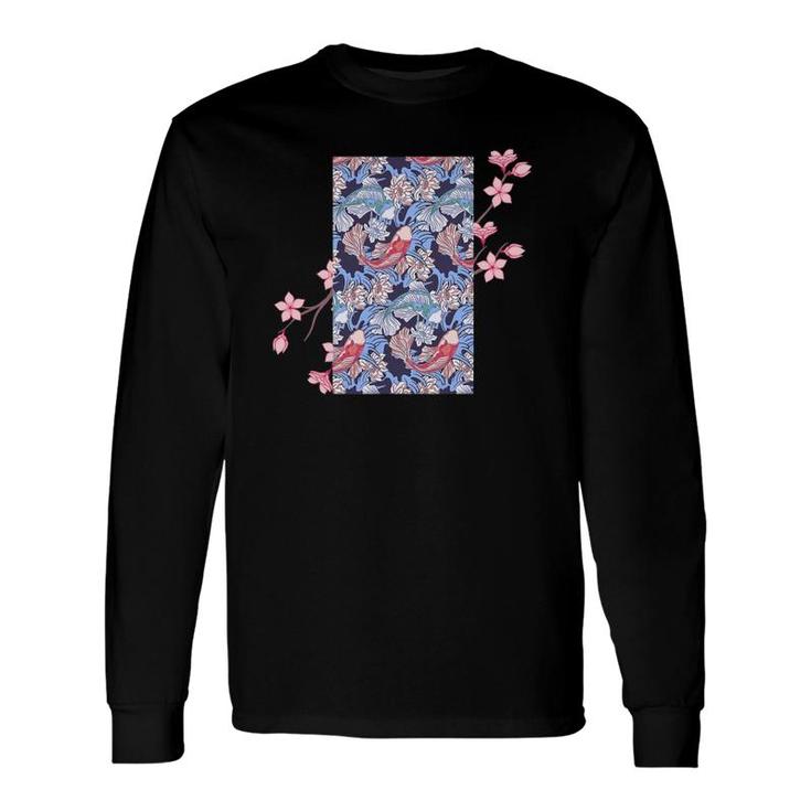 Cherry Blossom Japanese Koi Fish Nishikigoi Koi Carp Long Sleeve T-Shirt T-Shirt