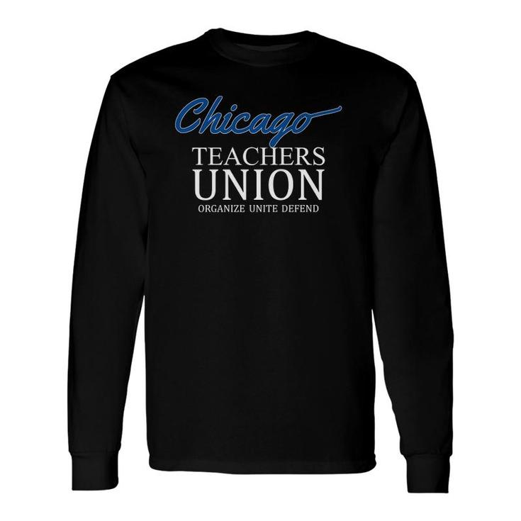 Chicago Teachers Union On Strike Red For Ed Long Sleeve T-Shirt T-Shirt