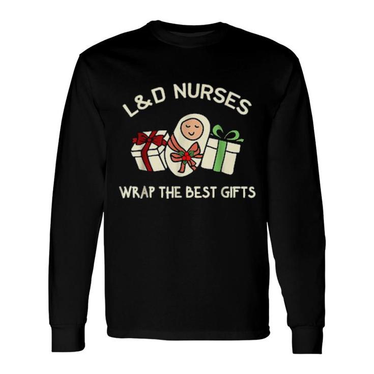 Christmas Nurse Costume Labor And Delivery Nurse Long Sleeve T-Shirt