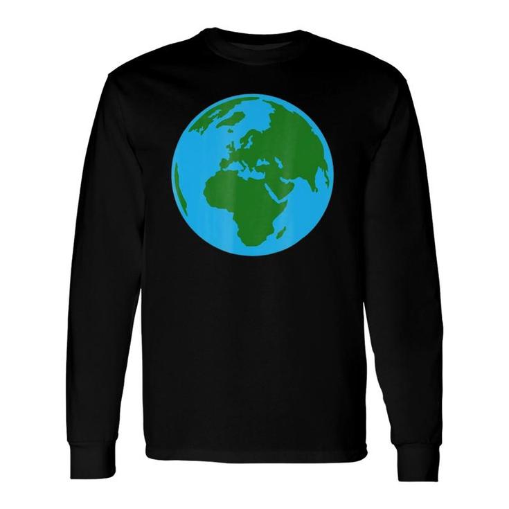 Colored Globe Earth Day Long Sleeve T-Shirt T-Shirt