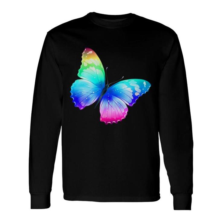 Colorful Butterfly Long Sleeve T-Shirt