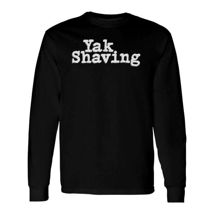 Computer Science Ai Lab Programmer Yak Shaving Long Sleeve T-Shirt T-Shirt